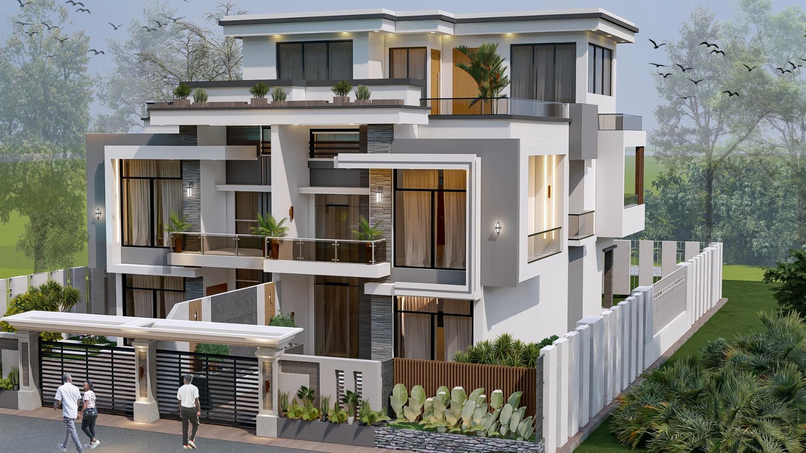 Luxury Residential Building currently in progress in Kibagabaga, Kigali